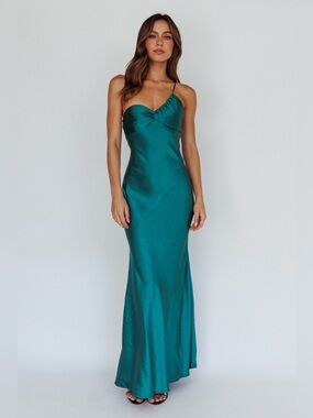 selfie leslie nadia ruched fishtail maxi dress Nadia Ruched Fishtail Maxi Dress Lilac
